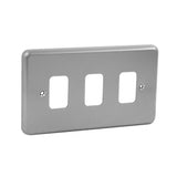 MK K3493ALM Grid 3 Module Frontplate Aluminium