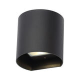 Forum Zinc Maui Aluminium Up Down LED Wall Light 6w 4000K Black