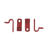 Unicrimp QPC32LSFR Red PVC Coated 32mm Cable Clips Pack of 50