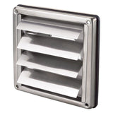 Blauberg DECOR S 137X137-100G Stainless Steel Gravity Shutter - 100mm