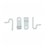 Unicrimp QPC37LSFW White PVC Coated 37mm Cable Clips Pack of 50