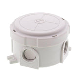 Wiska Round Combi Box White with Wago 221 Connectors