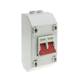 Wylex 100A DP Mains Switch & Enclosure