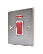 Hamilton 7445NW Stainless Steel 45a DP Switch + Neon