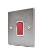 Hamilton 7445W Stainless Steel 45a Double Pole Switch