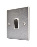 Hamilton 74DPSS-W Stainless Steel 20a Double Pole Switch