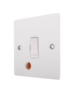 Hamilton 80FOCWH-W Gloss White 13A Fuse and Cable Outlet