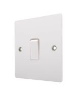 Hamilton 80R21WH-W Gloss White 10A 1 Gang Light Switch