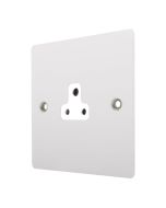 Hamilton 80US2W Gloss White 1 gang 2A Unswitched Socket