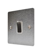 Hamilton 84R21SS-W Stainless Steel 10a 1 Gang Light Switch