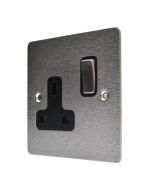 Hamilton 84SS1SS-B Stainless Steel 13a Single Socket