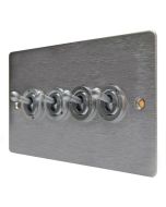 Hamilton 84T24 Stainless Steel 20a 4 Gang Dolly Switch