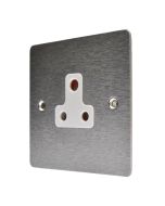 Hamilton 84US5W Stainless Steel Unswitched 5a Socket