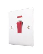 Hamilton 8745NW Polished Chrome 45a Double Pole Switch