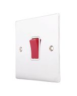 Hamilton 8745W Polished Chrome 45a Double Pole Switch