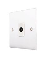 Hamilton 87TVW Polished Chrome TV Socket