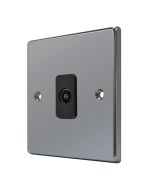 Hamilton 78TVB Black Nickel TV Socket