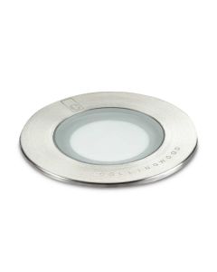 Collingwood GL016DC0F27 LED Ground Light Brushed Stainless Steel Finish, Warm White (2700K)