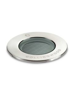 Collingwood GL019LGF27 LED Ground Light Brushed Stainless Steel Finish, Warm White (2700K)