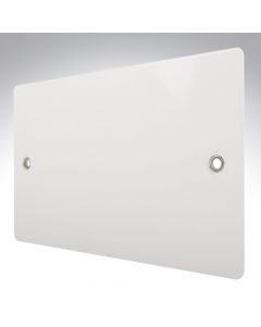 Hamilton 80BPD Gloss White Double Blank Plate