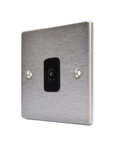 Hamilton 74TVB Stainless Steel TV Socket