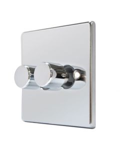 Hamilton 772X40 Polished Chrome Double Dimmer