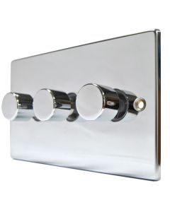 Hamilton 773X40 Polished Chrome Triple Dimmer