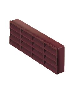 National Ventilation 501B Horizontal Air Brick with Damper Brown