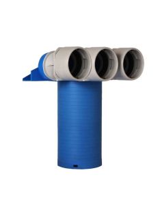 National Ventilation UNVC69/90 Monsoon Three Way 69mm x 125mm Valve Collector