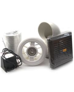 Vent Axia 453410 Luminair Shower Extractor Fan Kit with Light