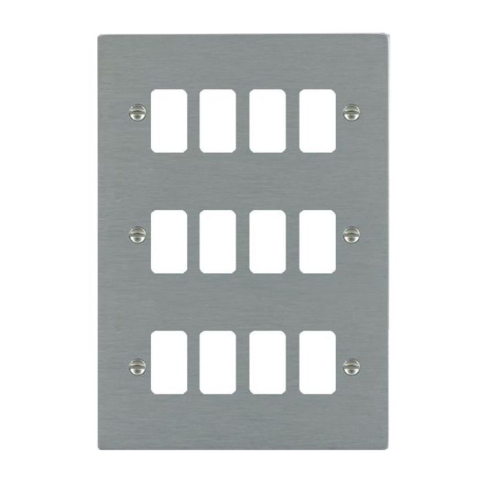 Hamilton 7412GP Stainless Steel 12 Gang Grid Plate