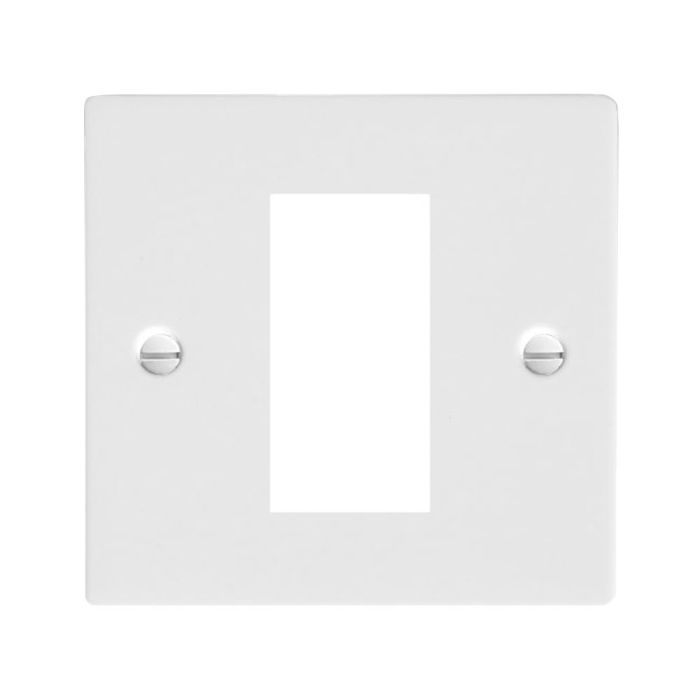 Hamilton 80EURO1 Gloss White 1 Gang Single Plate