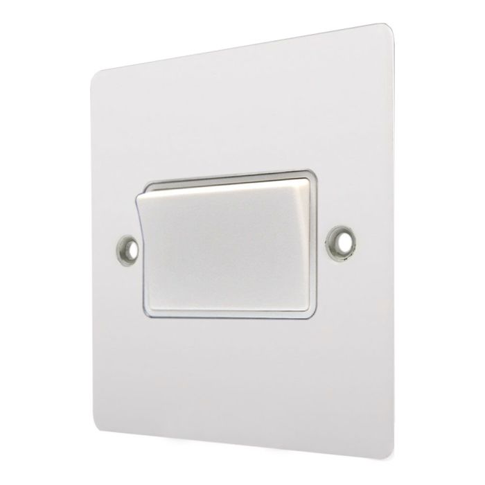 Hamilton 80TPWH-W Gloss White Fan Isolating Switch