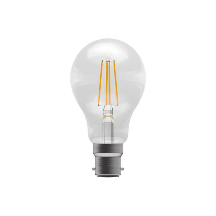 BELL 60762 3.3W LED Dimmable Filament GLS Bulb - BC, Clear, 2700K