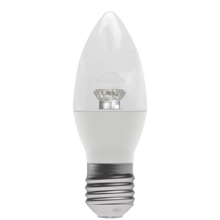 BELL 60564 3.9W LED Candle Bulb Clear - ES, 2700K