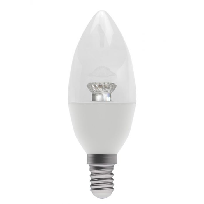 BELL 60565 3.9W LED Candle Bulb Clear - SES, 2700K