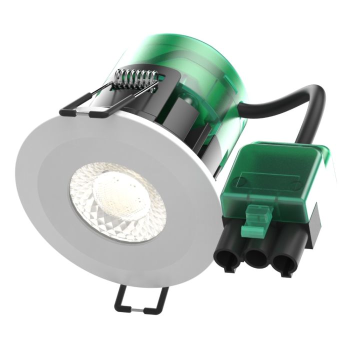 Bell 4-8w IP65 FireStay Integrated LED Downlight With Colour Temperature and Wattage Select