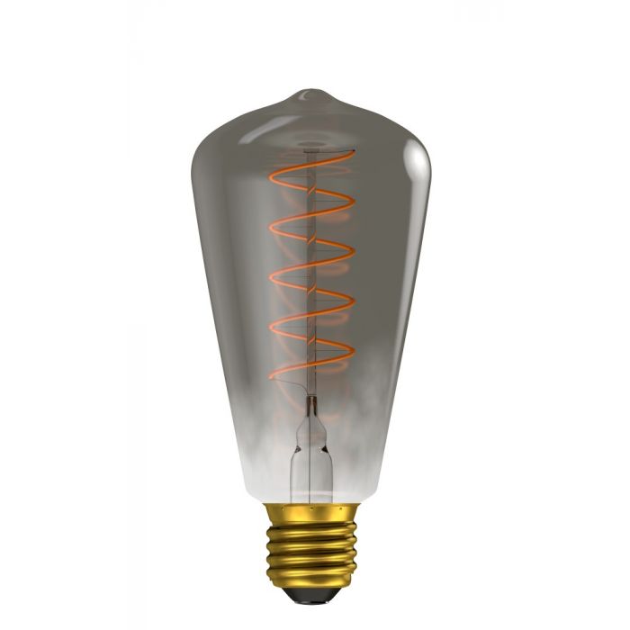 BELL 60028 4W LED Vintage Soft Coil Squirrel Cage Dimmable - ES, Gunmetal, 2000K