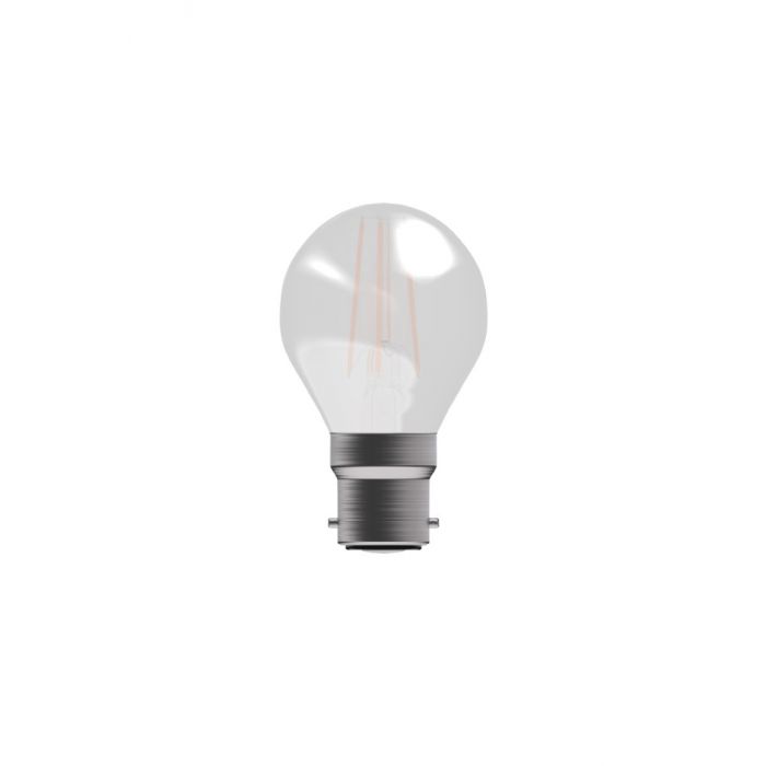 BELL 60734 3.3W LED Filament Round Bulb - BC, Satin, 4000K