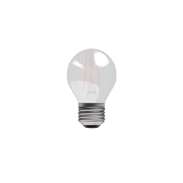 BELL 60744 3.3W LED Dimmable Filament Round Bulb - ES, Satin, 4000K