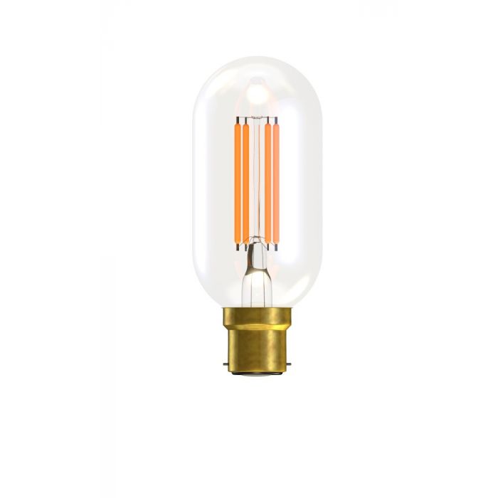 BELL 60783 3.3W LED Filament Tubular Lamp Short Clear Dimmable - BC, 2700K