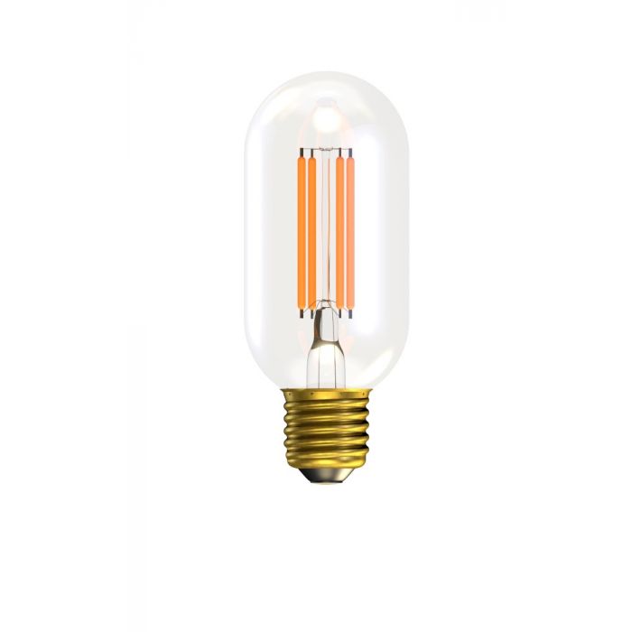 BELL 60784 3.3W LED Filament Tubular Lamp Short Clear Dimmable - ES, 2700K