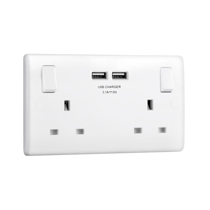 BG 822U3-01 Switch Double USB Socket