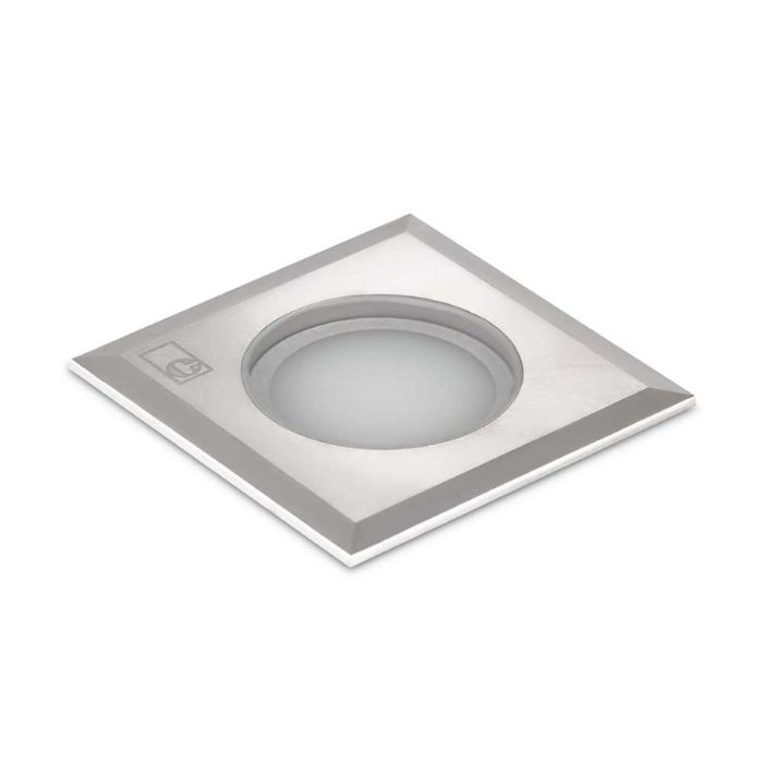 Collingwood GL018 SQ BLUE LED Ground Light Brushed Stainless Steel Finish