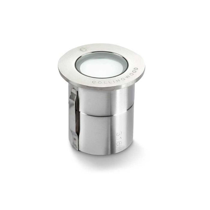 Collingwood GL019DC0FBL LED Ground Light Brushed Stainless Steel Finish