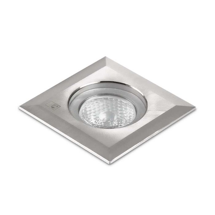 Collingwood GL019 SQ S NW LED Ground Light Brushed Stainless Steel Finish