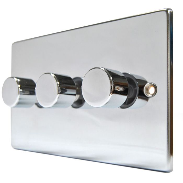 Hamilton 773X40 Polished Chrome Triple Dimmer